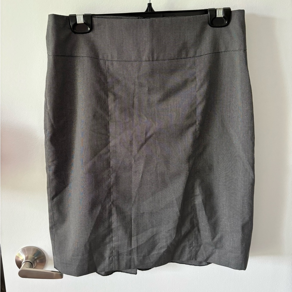 Classic grey work skirt